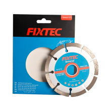 FIXTEC 4.5Inch Diamond Cutting Disc Dry Segmented Cutting Concrete Diamond Saw Blade for Masonry Agate Cutting